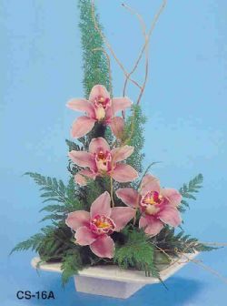  zmir Bornova gvenli kaliteli hzl iek  vazoda 4 adet orkide 